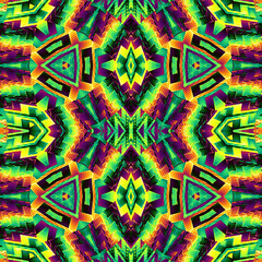 Fototapeta na wymiar Navajo style geometric seamless pattern