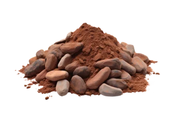 Poster Rich Cocoa Harvest Isolated on transparent background © rzrstudio