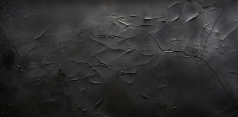 Black anthracite dark gray grey grunge old aged retro stone concrete cement blackboard chalkboard wall floor texture, - obrazy, fototapety, plakaty