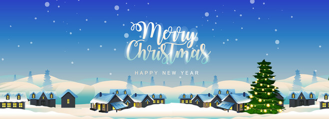 Fototapeta na wymiar Christmas and New Year background Christmas Greeting Card