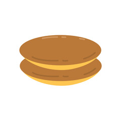 Japanese dorayaki dessert pancake illustration