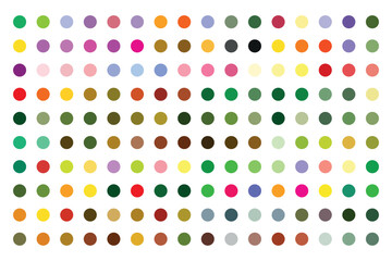 Polka dot background and successive gray polka dot background for fabric, packing, textile material, wallpaper and print elements.