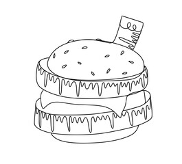 No diets. Burger. Centimeter.