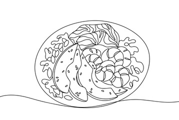 Poke. Dish. One line