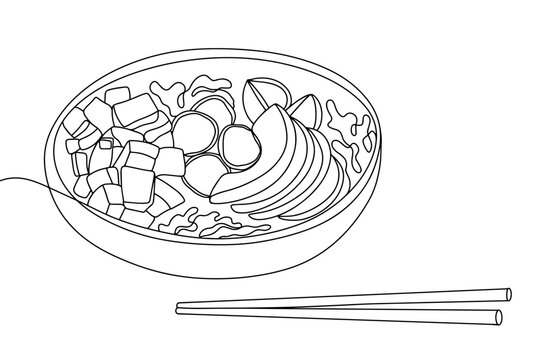 Poke. Hasi. One line