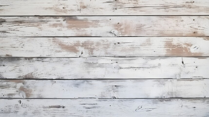 Fototapeta na wymiar white washed old wood background texture, wooden abstract textured backdrop. Generative AI.