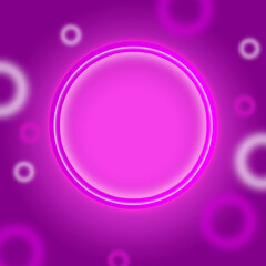 purple background with bubbles light neon