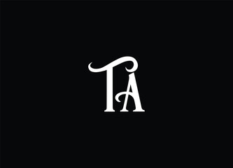 TA letter logo design and initial logo