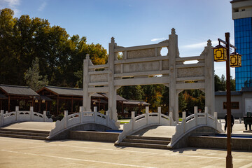 tourist Temple for Chinese in Central Asia