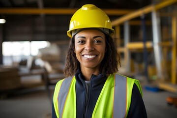 Female construction engineer