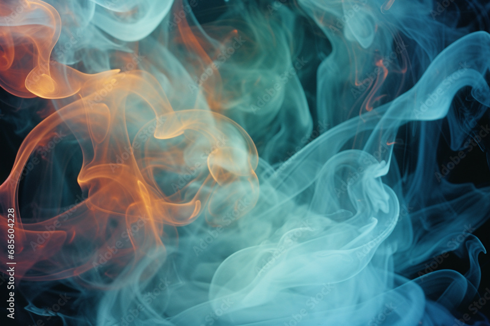 Poster An explosion of watercolors captured mid-air, freezing the chaotic beauty of pigments in motion, resulting in a dynamic and visually captivating image.