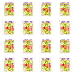 Canning vector illustration. The pantry, repository foodstuff, with each container preserving culinary memory Preserve essence each season through enduring canning concept Conserved delights