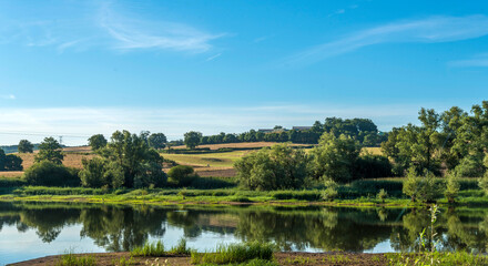 L'étang Berthaud à Montchanin-le-Haut, Saône-et-Loire, France