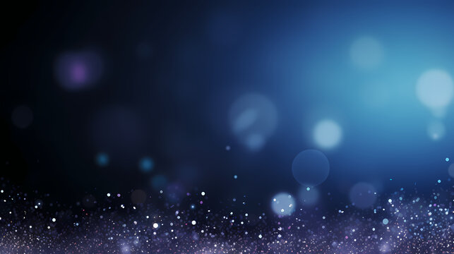 Luxurious blue glitter abstract background, abstract art background