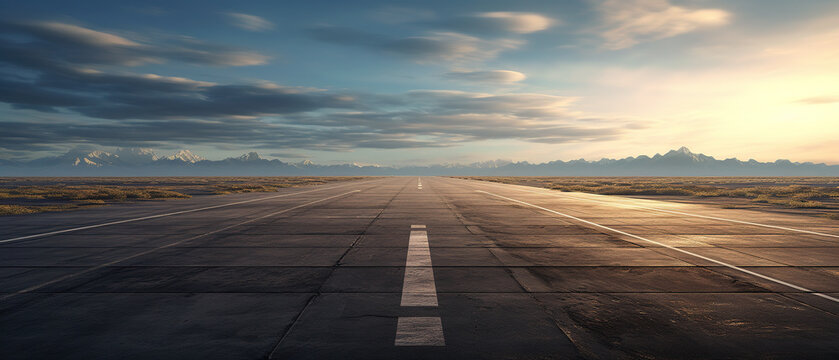 The road runway