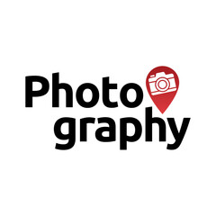 camera photography logo icon vector template isolated on white background