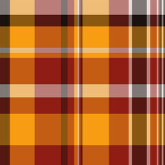 Tartan fabric background of vector check seamless with a plaid texture textile pattern.