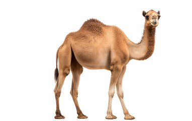 Majestic Camel On Isolated Background