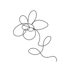 Flower Line Art
