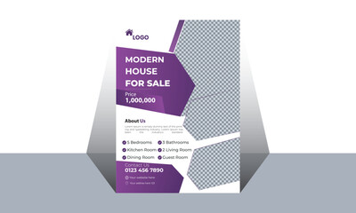 Real Estate Flyer design, poster, brochure, cover design layout