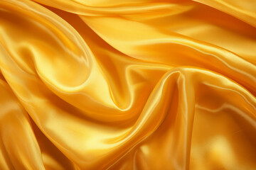 Fototapeta premium Imagen de tela dorada brillante con textura.