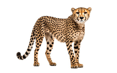 Cheetah Harmony On Transparent Background