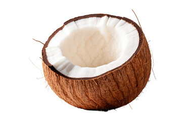 Coconut Delight On Transparent Background