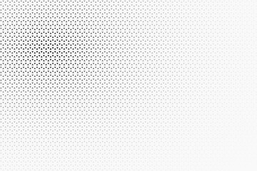 Polygonal halftone backdrop. Abstract monochrome background of triangles. 