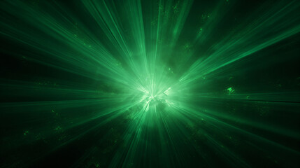 Obraz premium green light rays background 