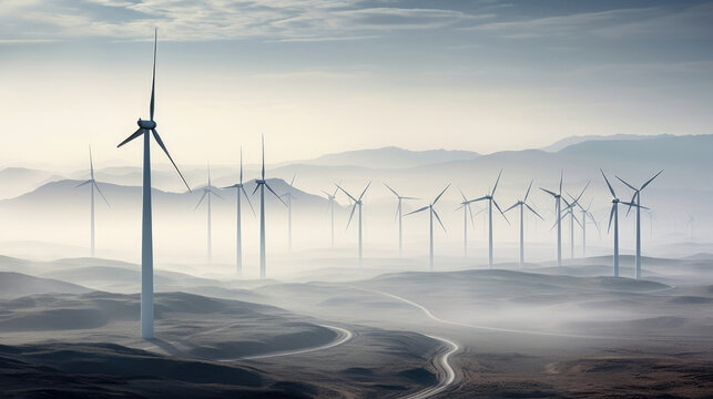 Renewable alternative technology energy electricity sky turbine environment power windmill wind