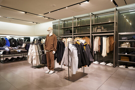 SINGAPORE - NOVEMBER 05, 2023: interior shot of Zara store in the Shoppes at Marina Bay Sands.