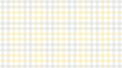 Yellow and grey plaid fabric texture as a background