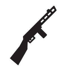 assault rifle simple icon, vector illustration 