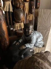 Bronze statuette of a child