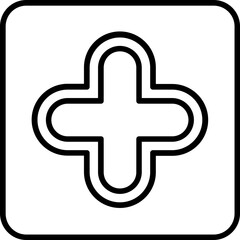 Obraz premium Plus Sign Icon