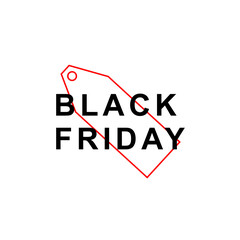 BLACK FRIDAY SALE ADVERTISEMENT VECTOR ART