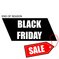 BLACK FRIDAY SALE ADVERTISEMENT VECTOR ART