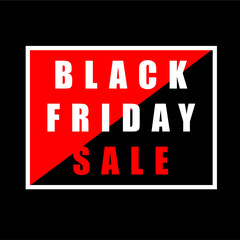 BLACK FRIDAY SALE ADVERTISEMENT VECTOR ART
