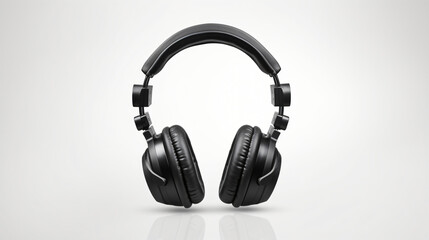 Fototapeta na wymiar Headset or headphones isolated on white background