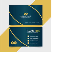 Elite Corporate Emblem Business Card