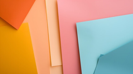 colorful paper sheets background
