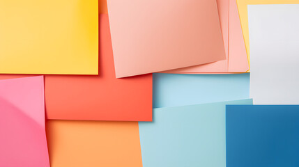 Fototapeta premium colorful paper sheets