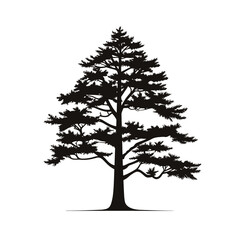 Obraz premium vector tree silhouette