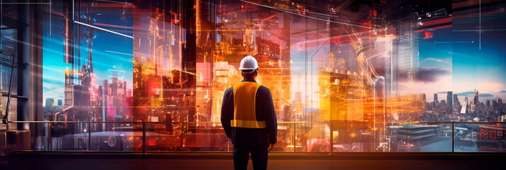 Engineers and builders take the first steps in the project of the future. Generative AI