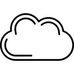 Black Cloud Icon