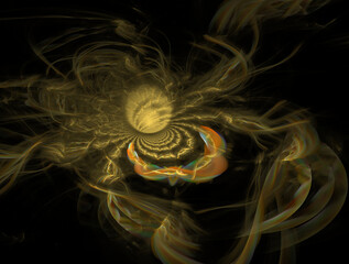 Imaginatory fractal abstract background Image