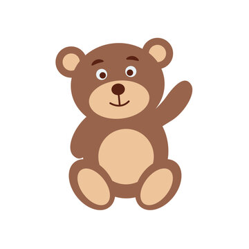teddy, bear, toy, soft, sitting, fur, child, fluffy, single, joy, greeting, cuddly, smile, clipart, friendship, cute, illustration, animal, childhood, vector, fun, isolated, graphic, drawing, teddy be