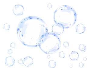 Soap Bubble blue Clipart Transparent PNG Hd, White Soap Transparent Bubble Clipart, Foam Balls,...