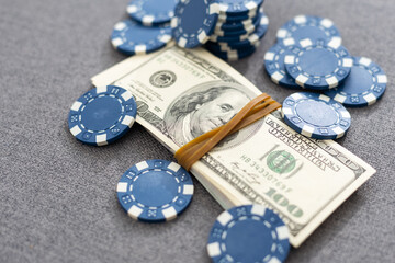 Blue Chip Stock Investment Stock Photo
