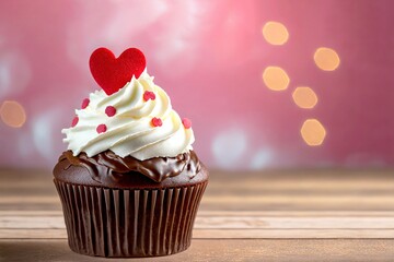 Cupcake mit Herz 